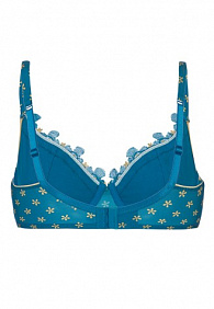 Бюстгальтер на косточках «Бланш» синий