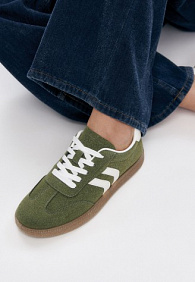 Женские кеды Style, цвет хаки