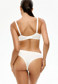 Бесшовные трусы танга, цвет слоновая кость