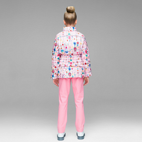 Куртка утепленная для девочки, цвет розовый