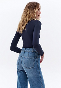 Водолазка, цвет синий