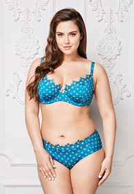 Бюстгальтер на косточках «Бланш» синий