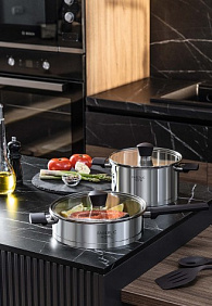 Глубокая сковорода из нержавеющей стали Premium