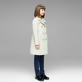 Плащ для девочки, цвет песочный