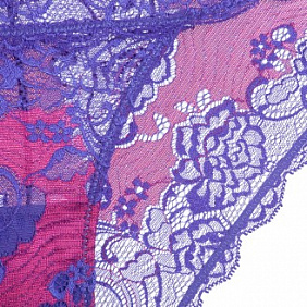 Трусы слипы «Карнавал», цвет розово-фиолетовый