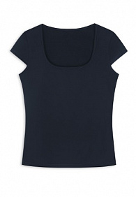 Топ, цвет синий