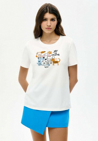 Футболка «Друг из приюта», принт «Друзья»