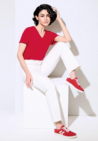 Женские кеды Style, цвет красный