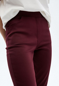 Джегинсы, цвет бордовый