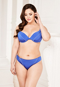 Бюстгальтер пуш-ап «Дива», цвет синий