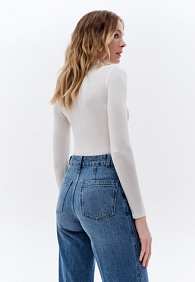 Водолазка, цвет молочный