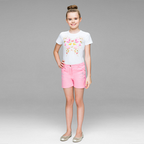 Шорты для девочки, цвет розовый