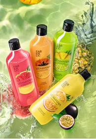 Витаминный гель для душа «Манго и папайя» Vitamania