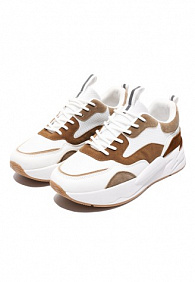 Кроссовки Diana, цвет бело-бежевый