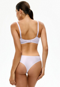 Бесшовные трусы танга, цвет лавандовый