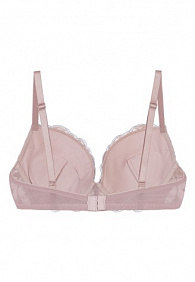 Бюстгальтер пуш-ап «Орсэ», бежево-серый