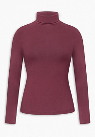 Водолазка, цвет брусничный