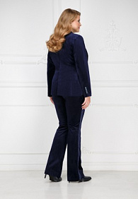 Жакет, цвет темно-синий