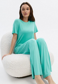 Брюки, цвет ментол