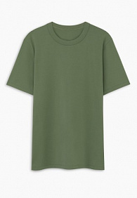 Мужская футболка, цвет хаки