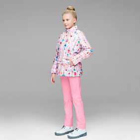 Куртка утепленная для девочки, цвет розовый