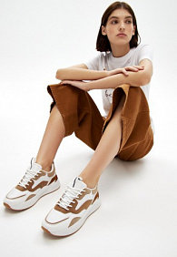 Кроссовки Diana, цвет бело-бежевый