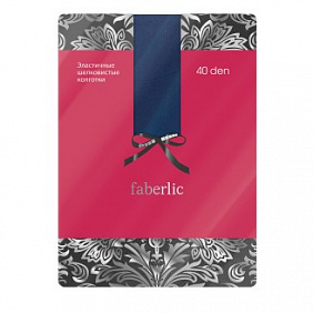 Эластичные шелковистые колготки ST409, 40 den, синие