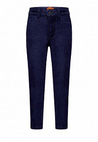 Узкие джинсы для девочки, цвет темно-синий