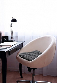 Сиденье с наполнителем из лузги гречихи