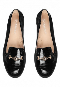 Лоферы для девочек Marie, чёрные