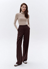 Водолазка, цвет бежевый меланж