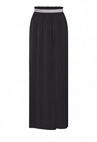 Юбка с запахом, цвет чёрный