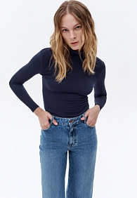 Водолазка, цвет синий