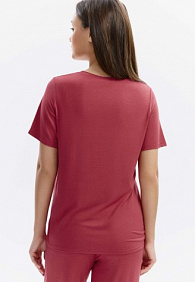 Футболка, цвет гранатовый