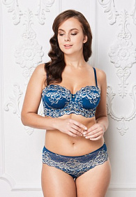 Трусы бразилиана «Ноктюрн» синие